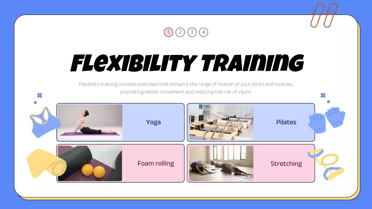 Blue Modern Fitness Guide Presentation