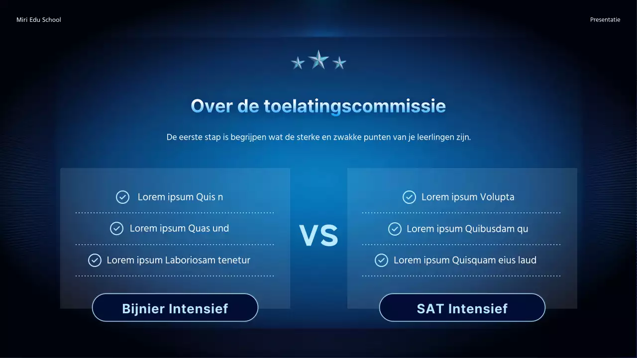 Promoot een speciale lezing met een eenvoudig kleurverloop in marineblauw