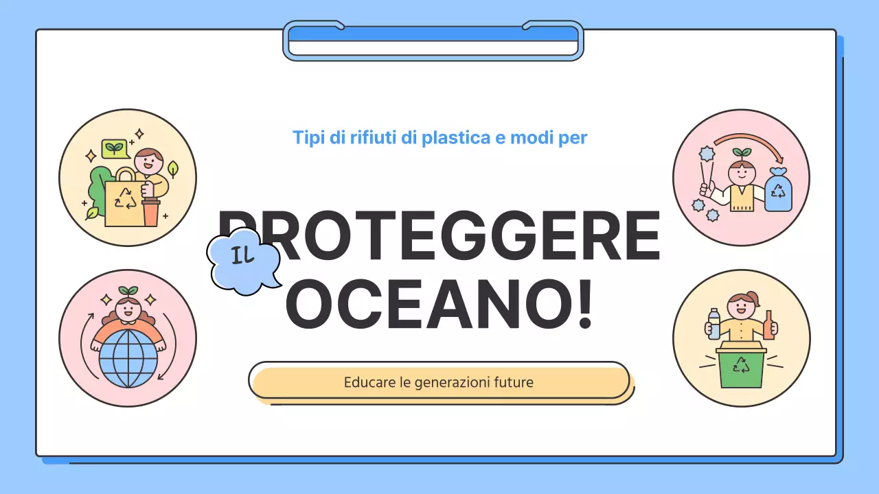Una semplice guida blu e gialla per la conservazione degli oceani