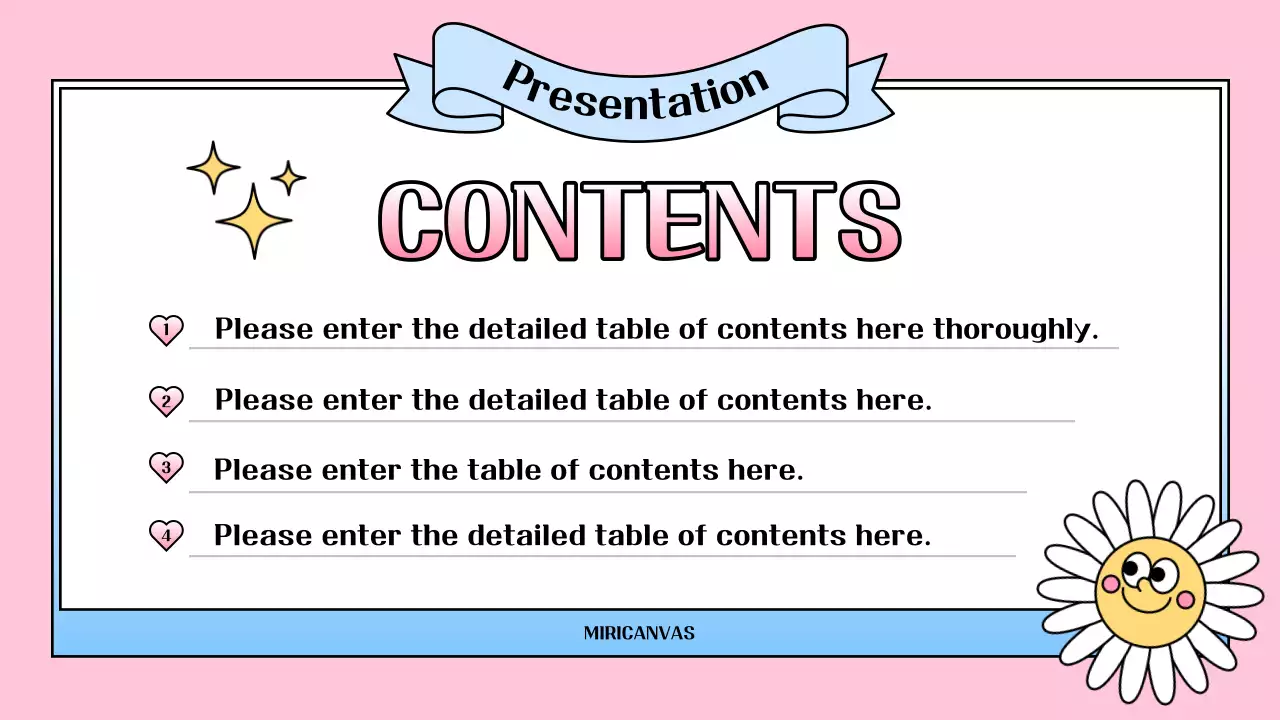 핑크와 하늘색의 키치한 행사 홍보