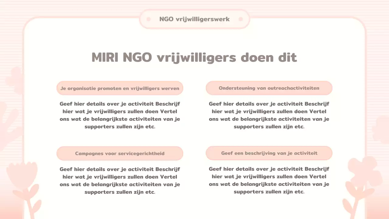 Trainingsmateriaal voor roze en rode korpsen