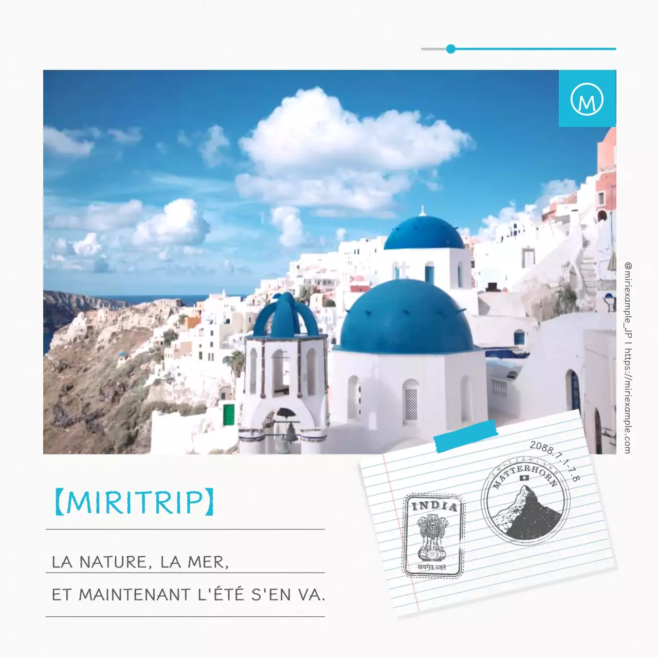 Promouvoir des offres de voyage simples en blanc et bleu clair