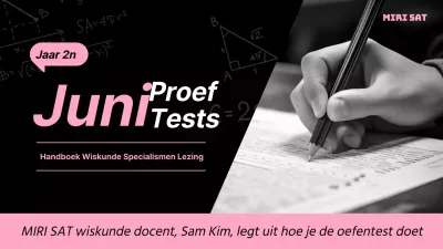 Eenvoudige zwart-roze oefentoets hand-out les