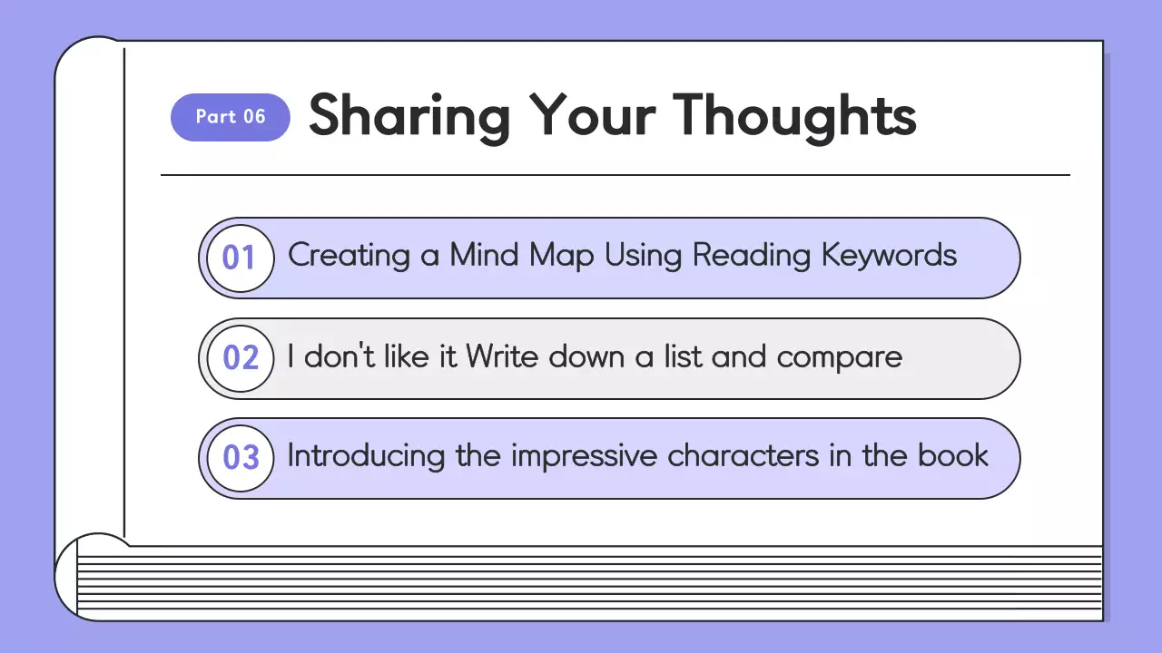 Purple Simple Reading Guide Presentation