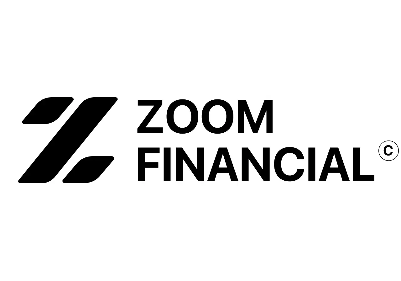 제트 일러스트 로고가 있는 모던한 느낌의 금융 회사