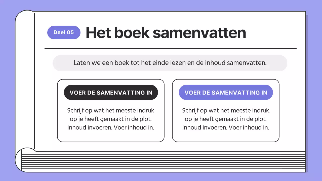 Eenvoudige leeslessen in paars en zwart