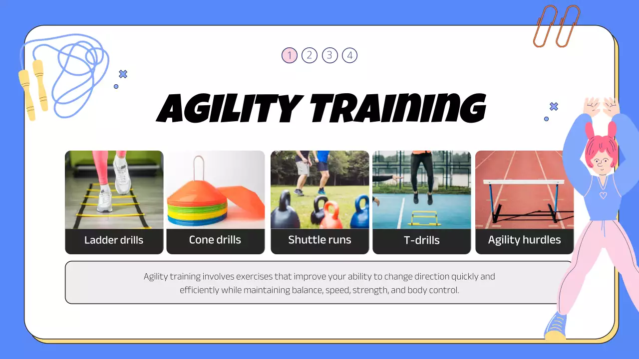 Blue Modern Fitness Guide Presentation