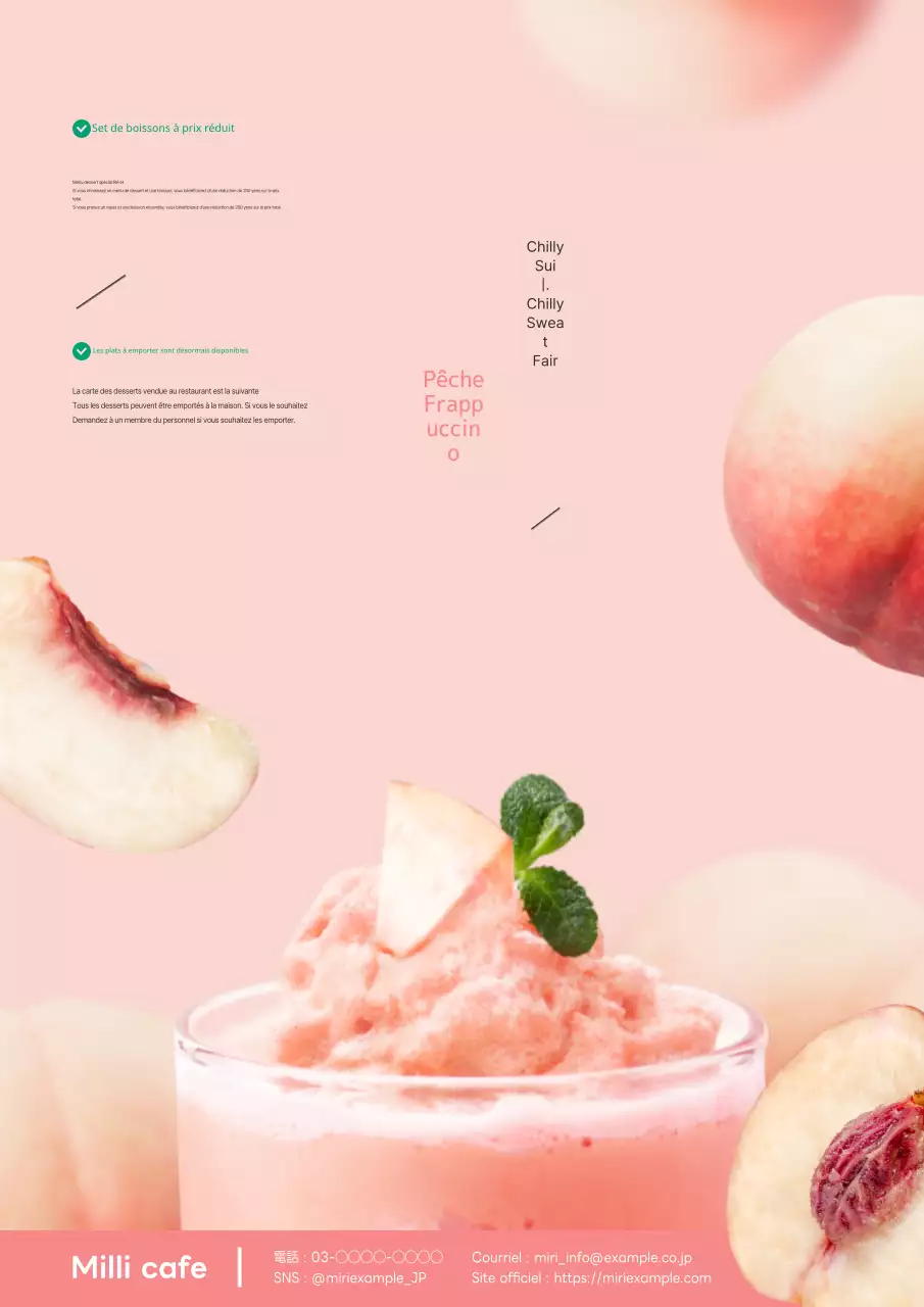 Guide des menus de desserts d'été modernes avec une touche de rose