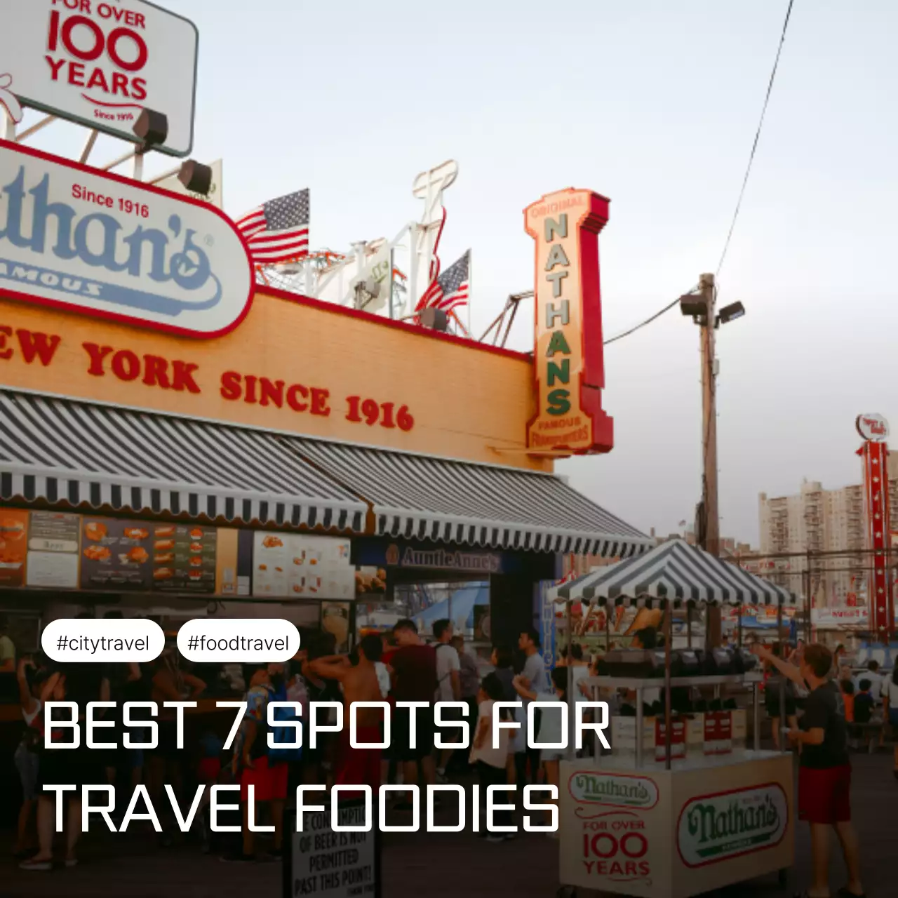 Beige Vintage Travel Guide Social Media Post