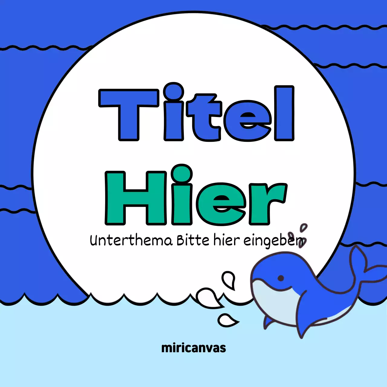 Eine niedliche Sammlung von Sommertiteln in Grün und Gelb