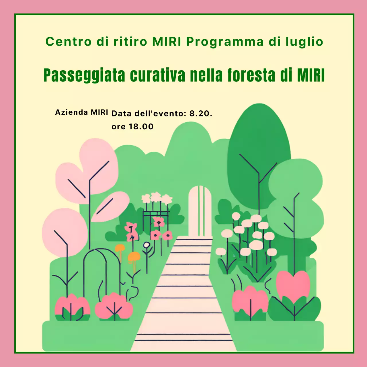 Promuovere il programma Pink Walk