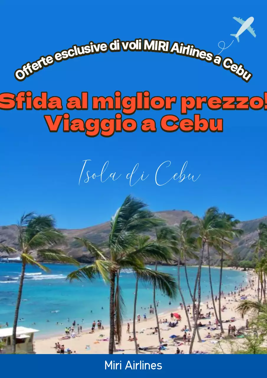 Promuovere viaggi semplici e a basso costo in blu e giallo