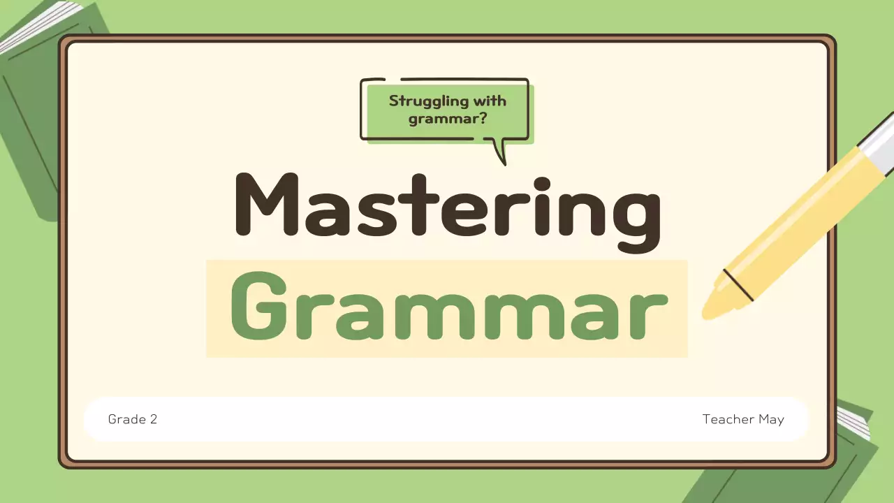 Green Minimal Grammar Course Presentation