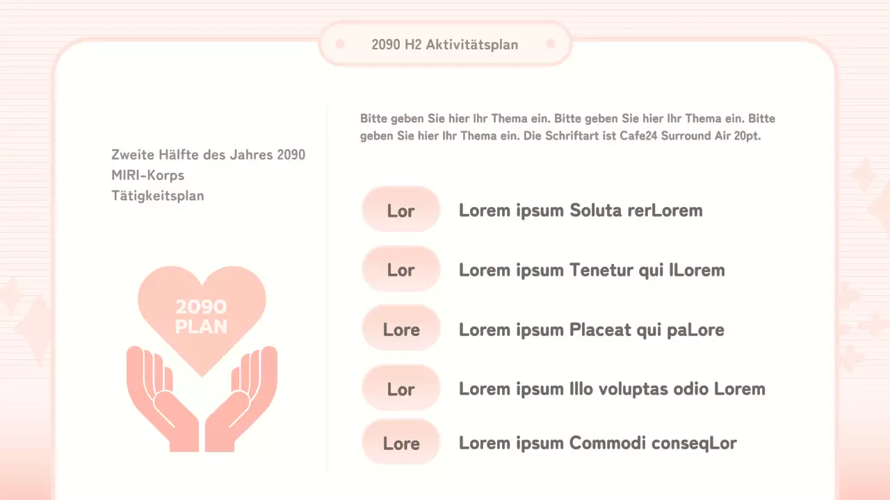 Pink und Red Corps Schulungsmaterialien