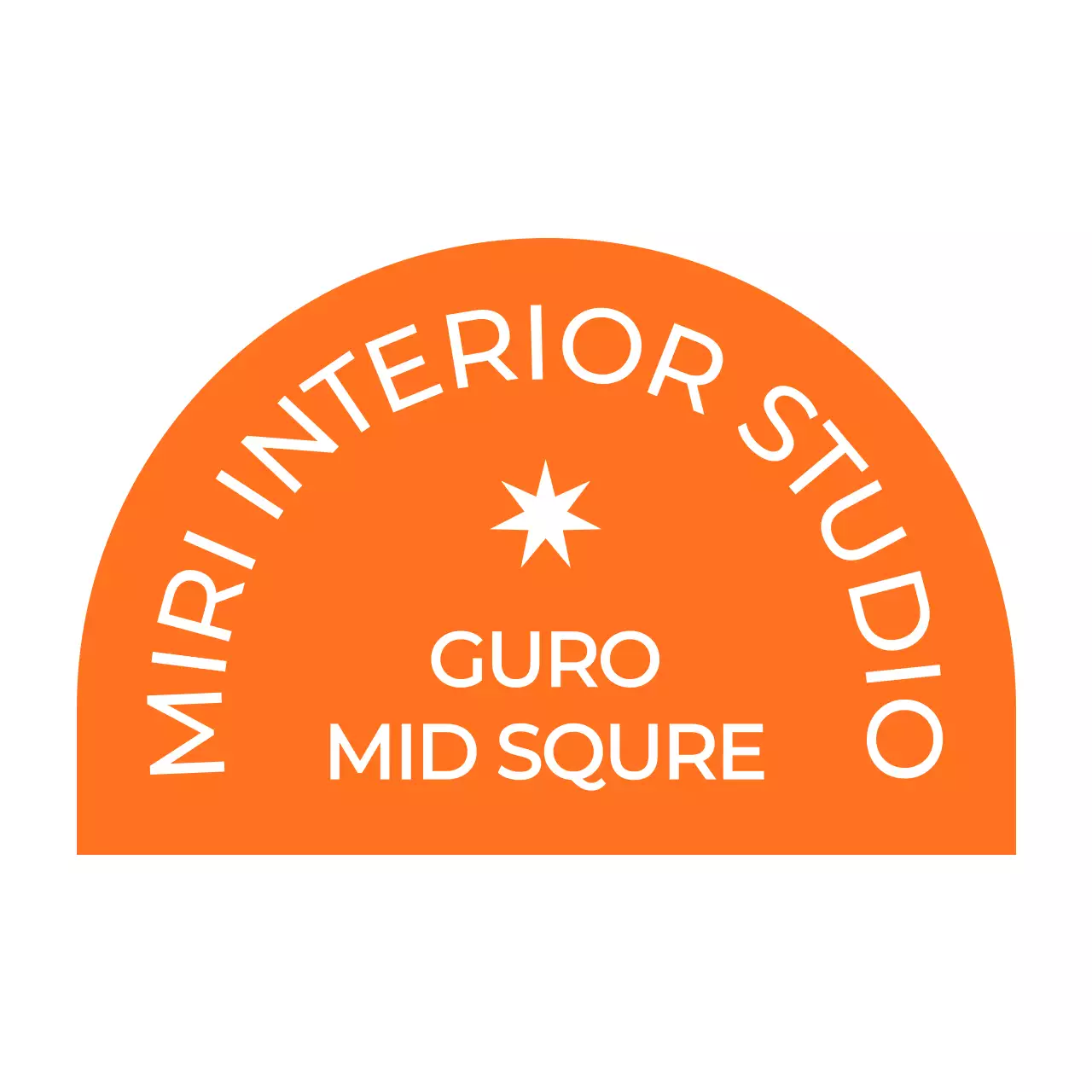 타원 그래픽과 곡선 타이포그래피로 감각적인 디자인