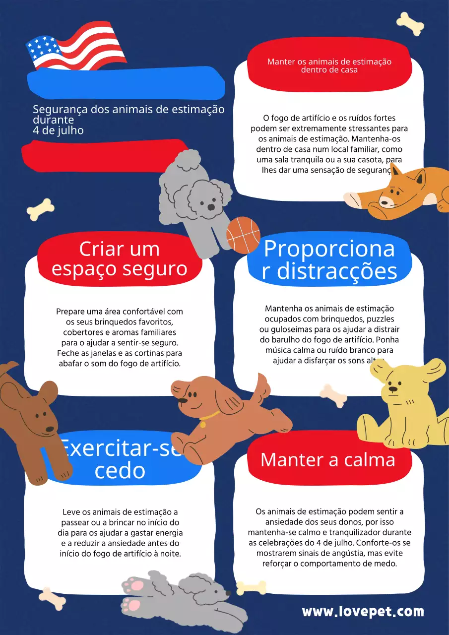 Dicas vermelhas e azuis para o seu amigo peludo