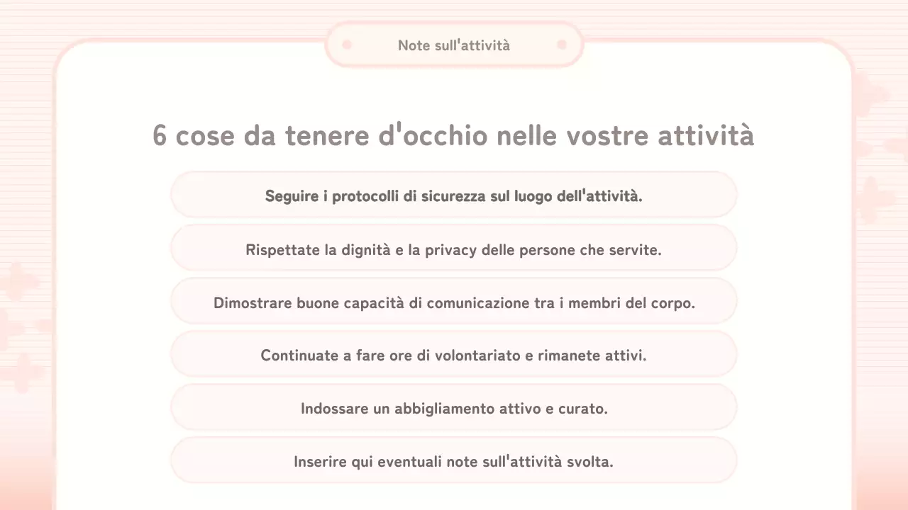 Materiale didattico per i corpi rosa e rossi