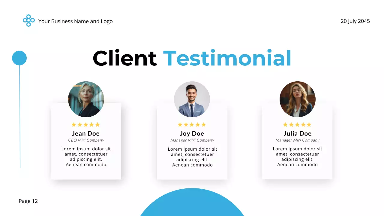 Blue Modern Business Presentation