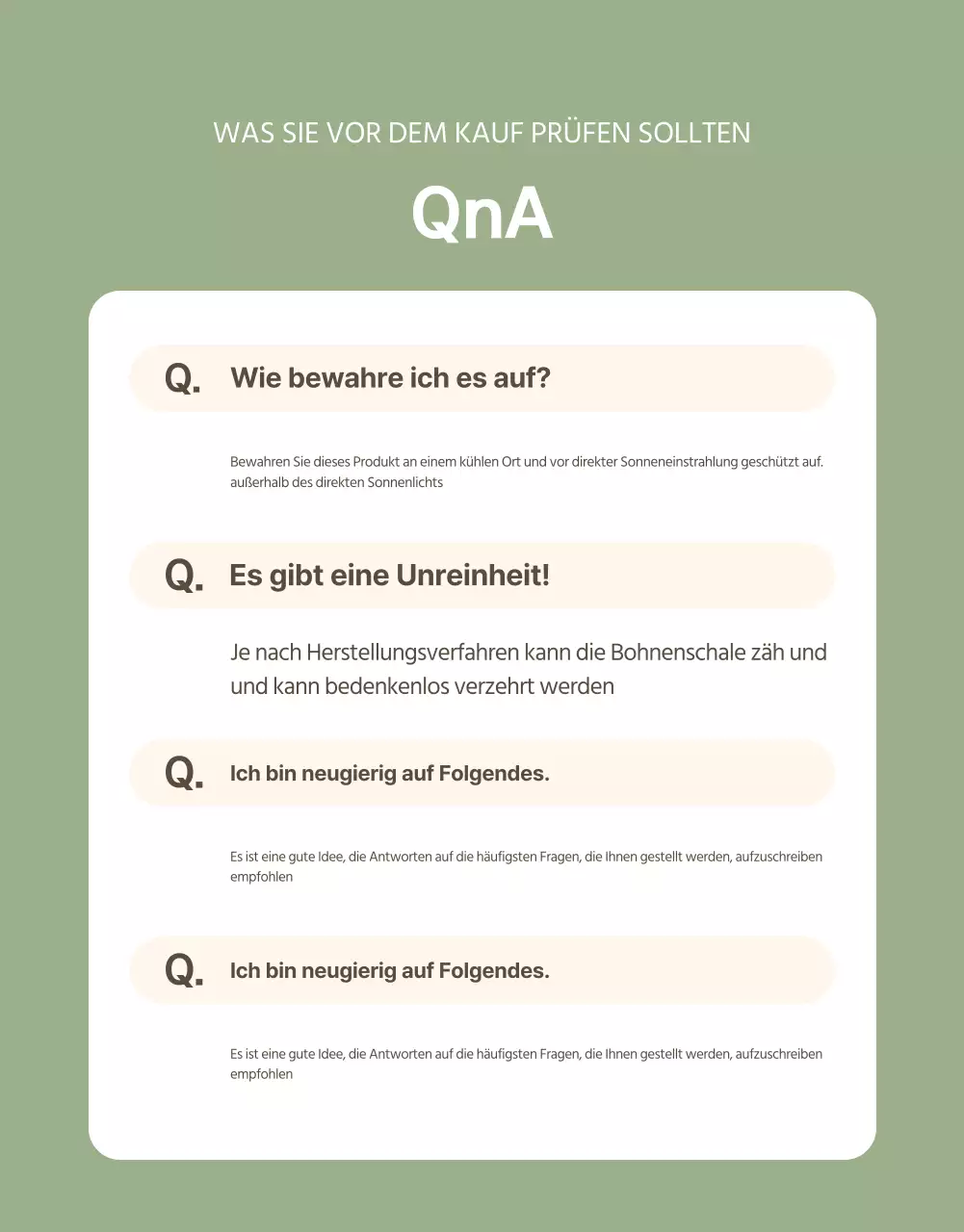 Werbung für Sojamilch im modernen Stil in Beige und Khaki