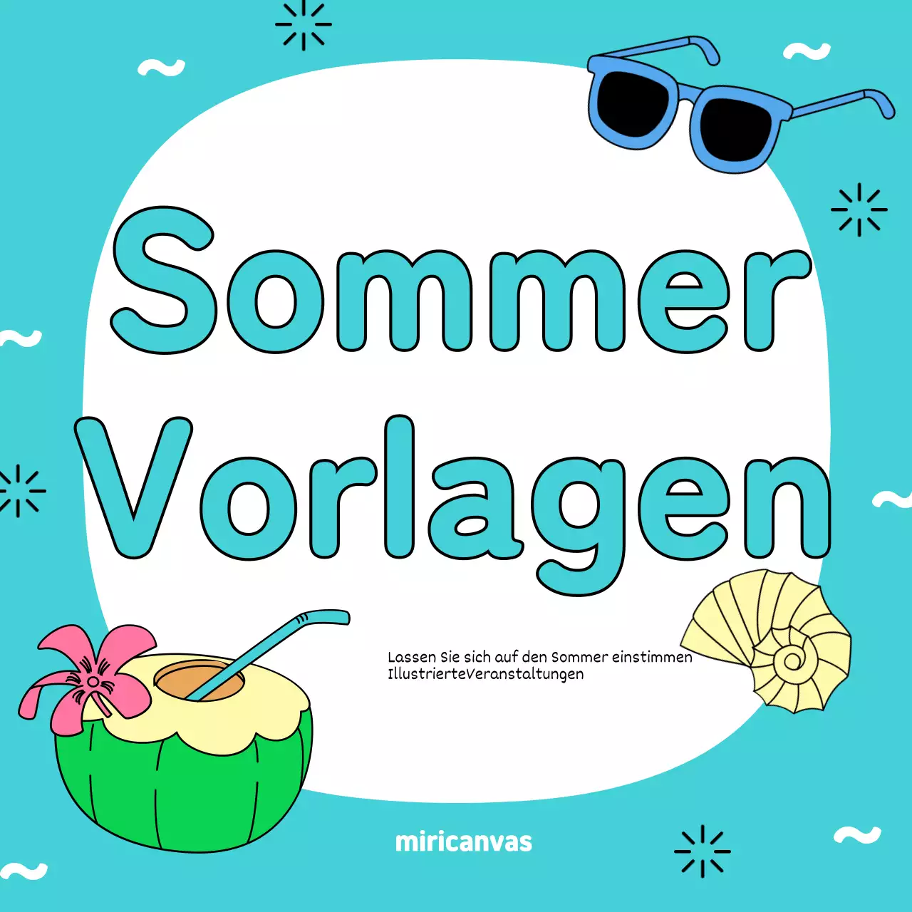 Förderung einer gelben und grünen Veranstaltung zur Begrüßung des Sommers