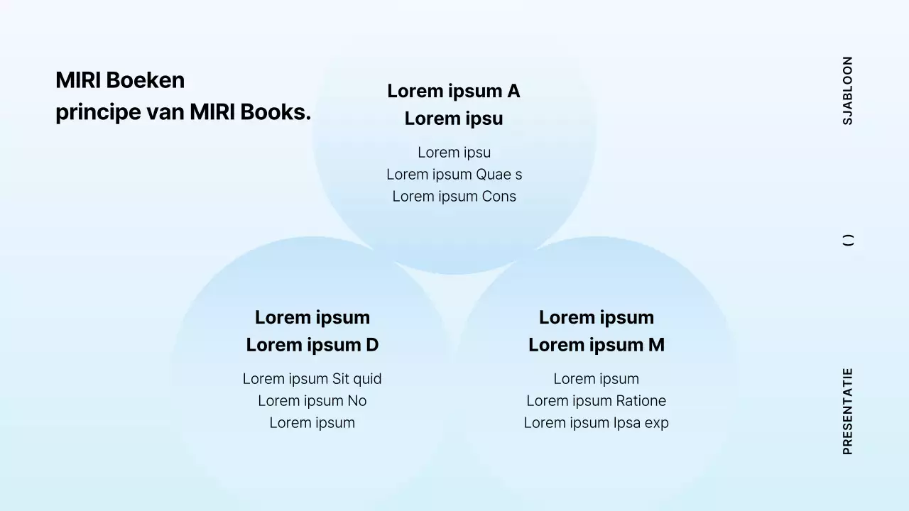 Minimalistisch boekvoorstel in lichtblauw en mint