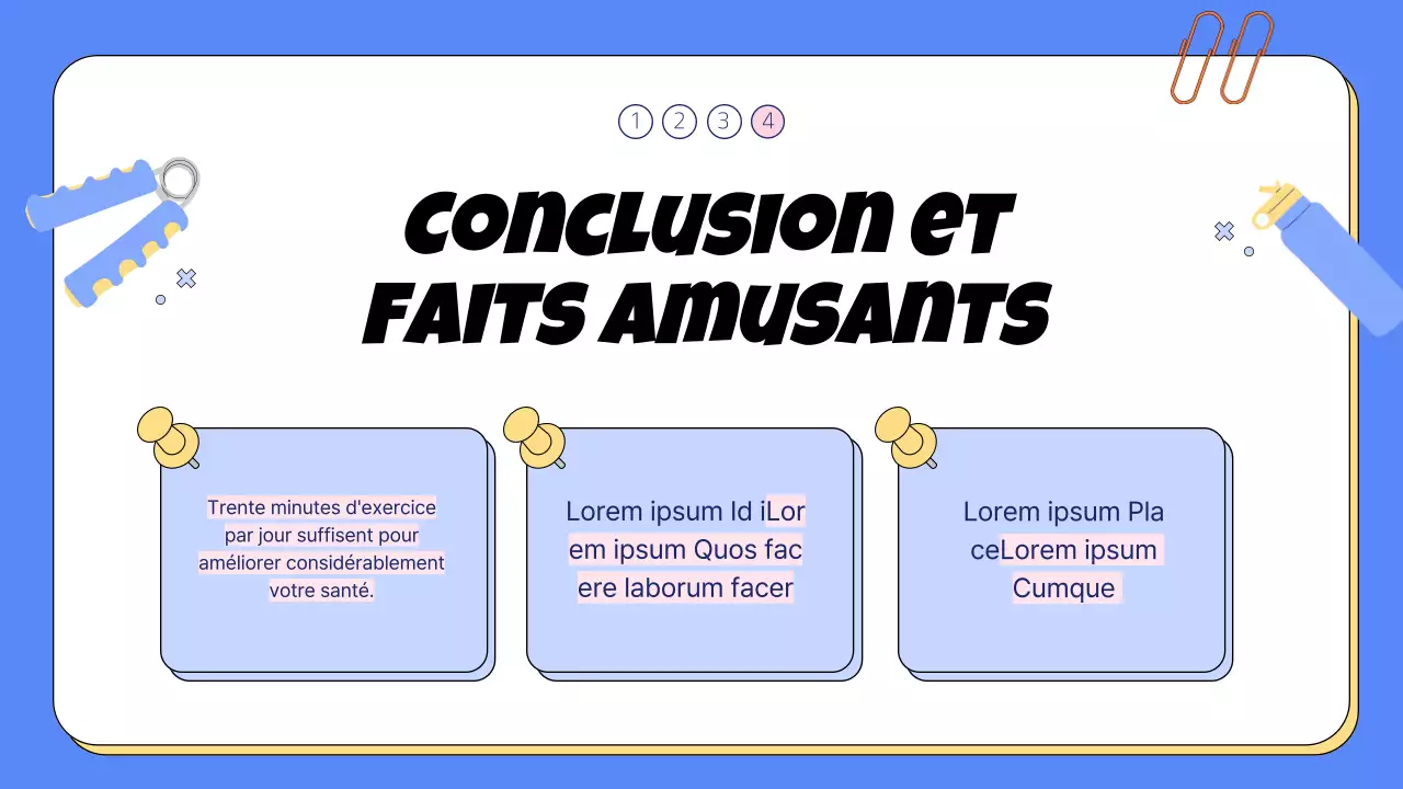 Matériel de sport scolaire bleu et rose très tendance