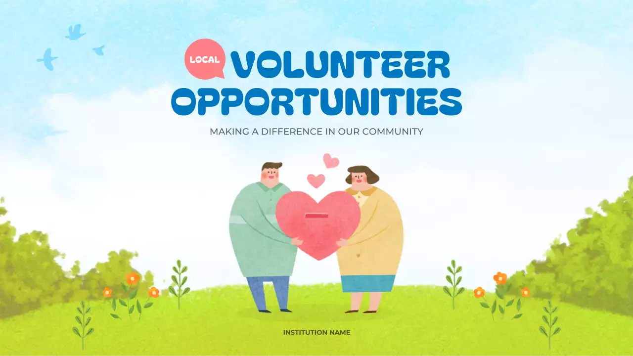 블루 심플 자원봉사자 모집 안내