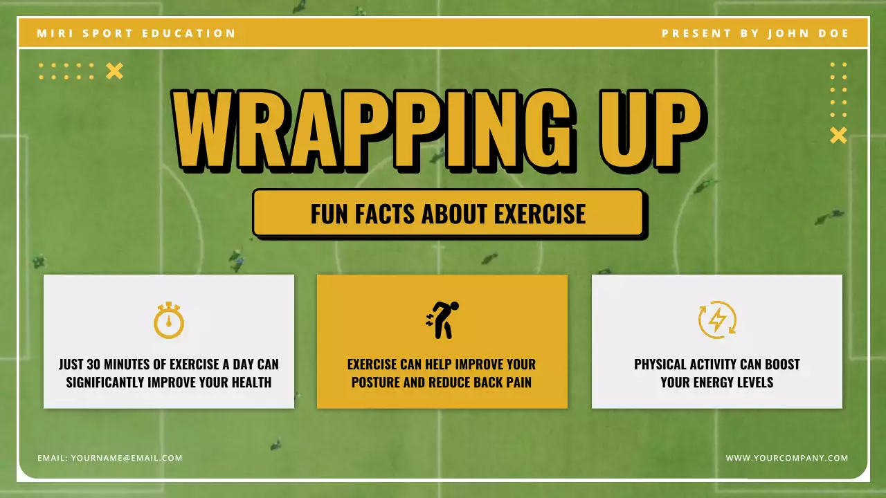 Green Modern Exercise Presentation