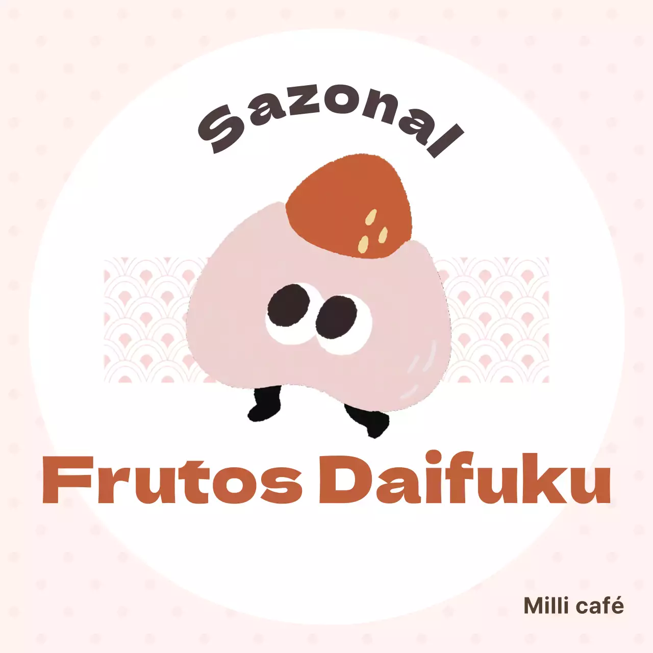 Promover um menu giro em rosa e vermelho