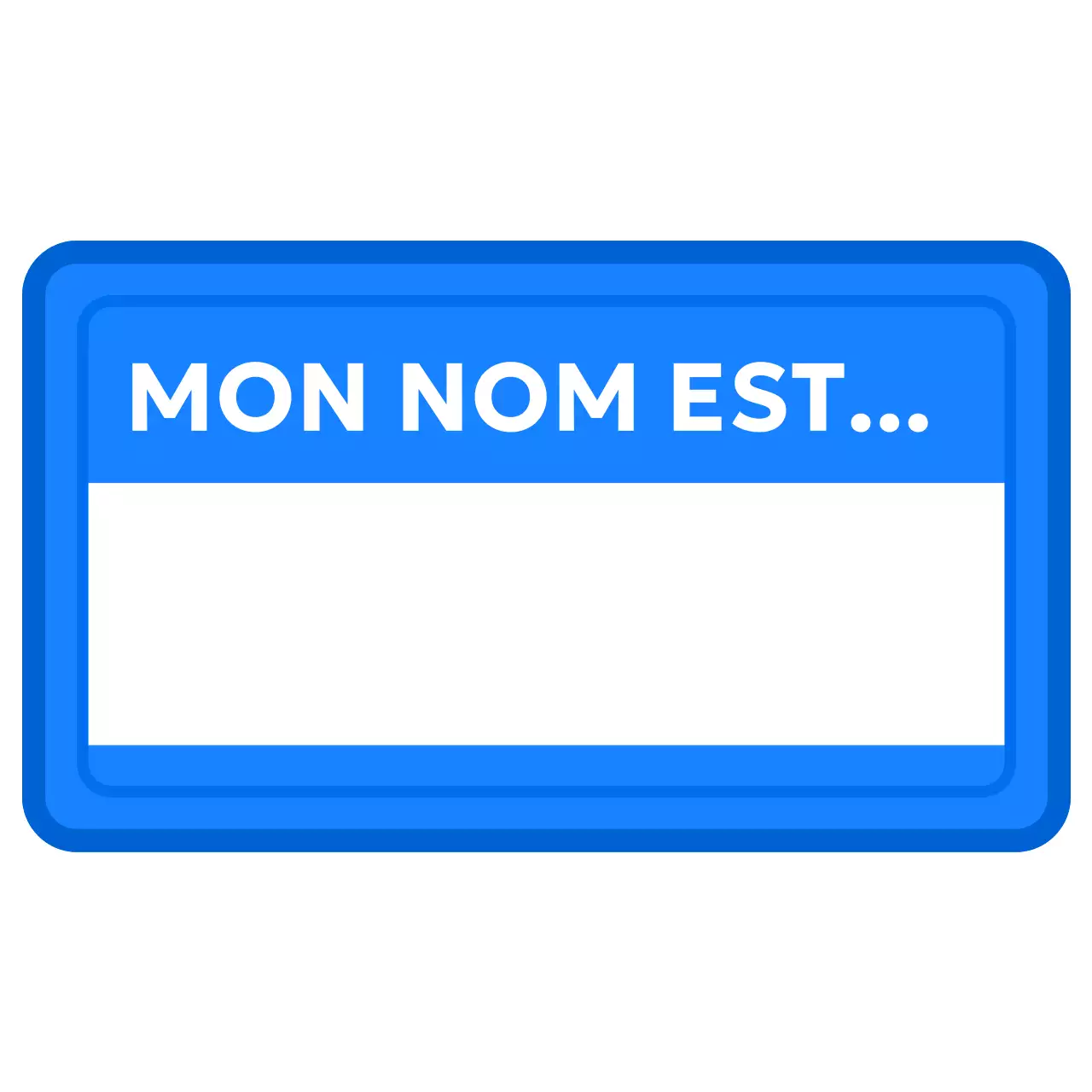 Un modèle de porte-nom à l'ancienne avec texte inscriptible