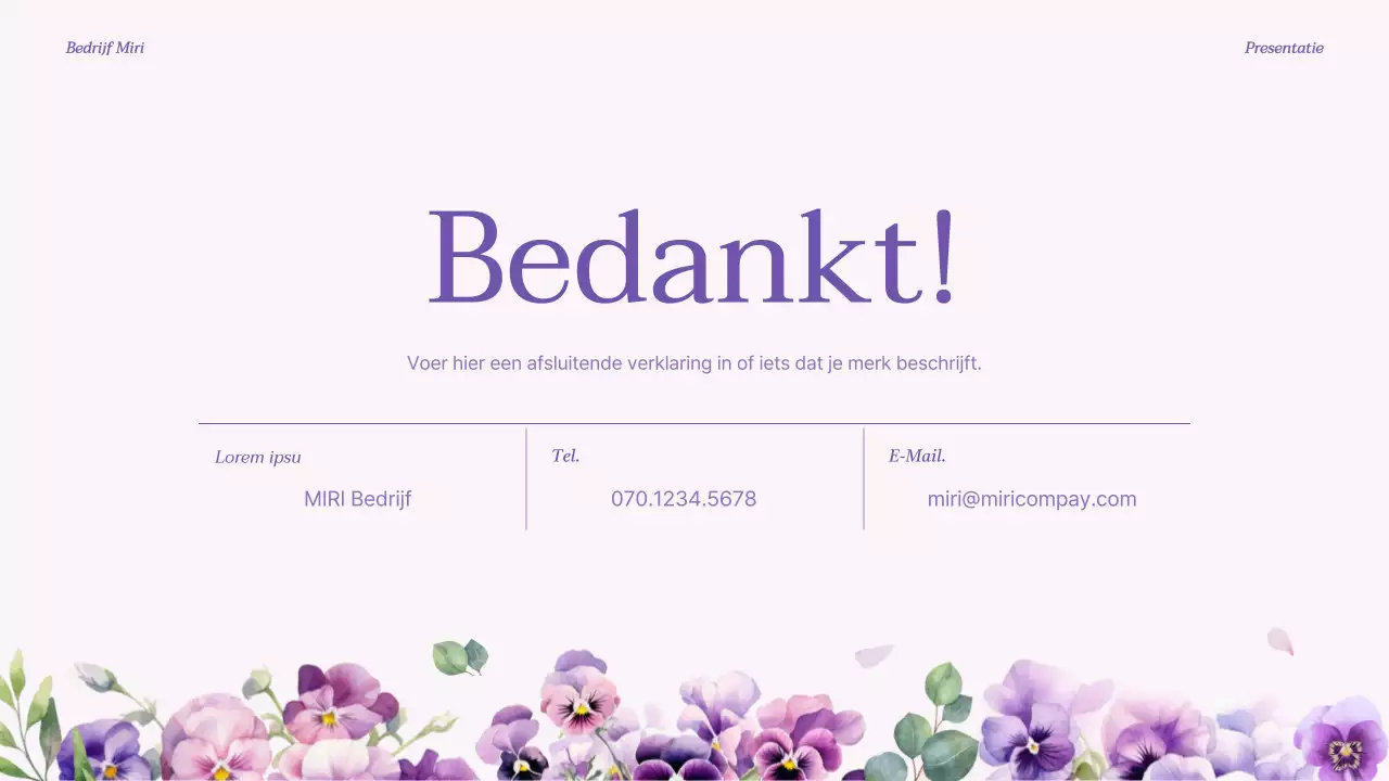 Een luxe merkintroductie in paars