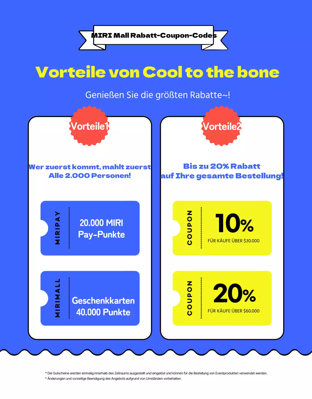 Werbung für den gelb-blauen Sommerwarenverkauf