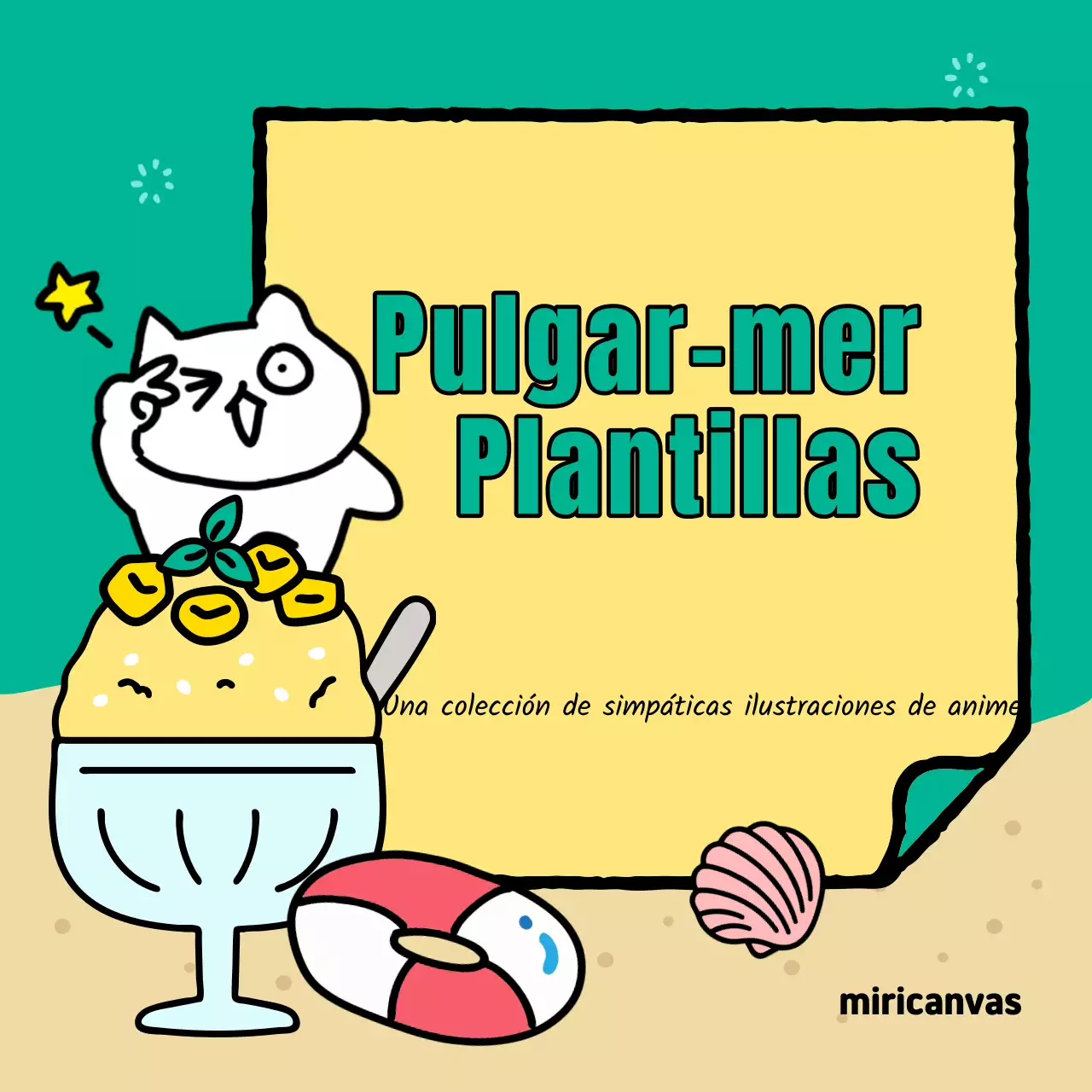 Una bonita colección de títulos veraniegos en verde y amarillo