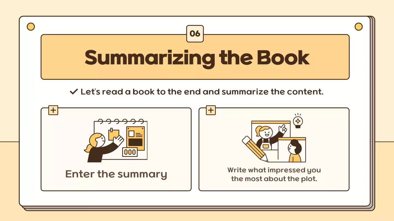Beige Simple Reading Guide Presentation