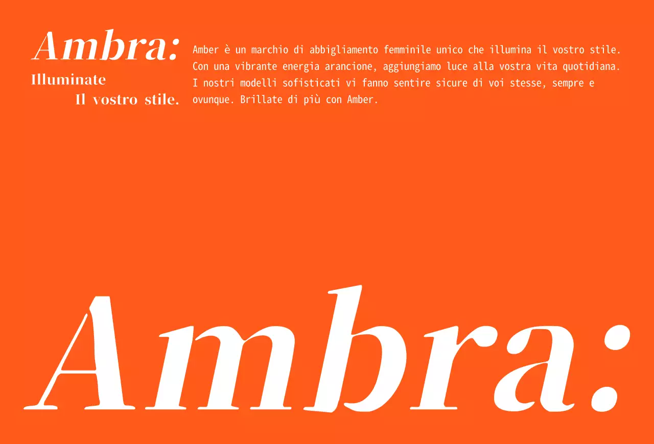 Biglietto di ringraziamento per centro commerciale arancione