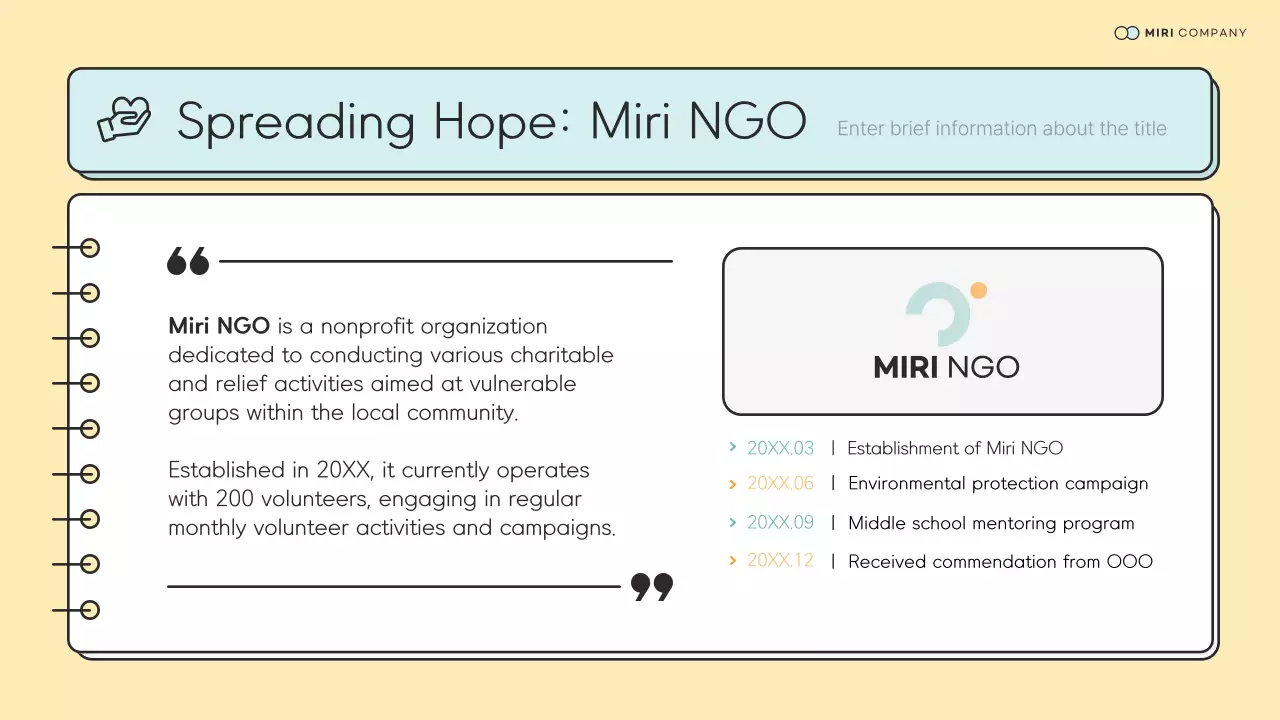 Beige Simple Volunteer Orientation Guide Presentation