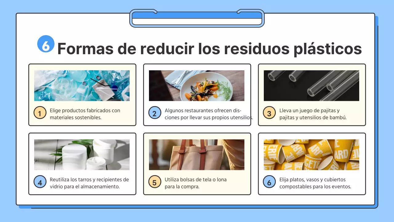 Un sencillo vídeo de formación azul y amarillo sobre cómo proteger nuestros océanos