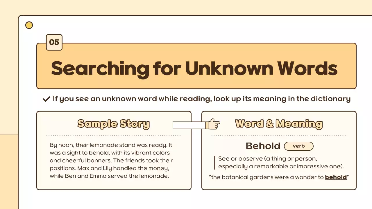 Beige Simple Reading Guide Presentation