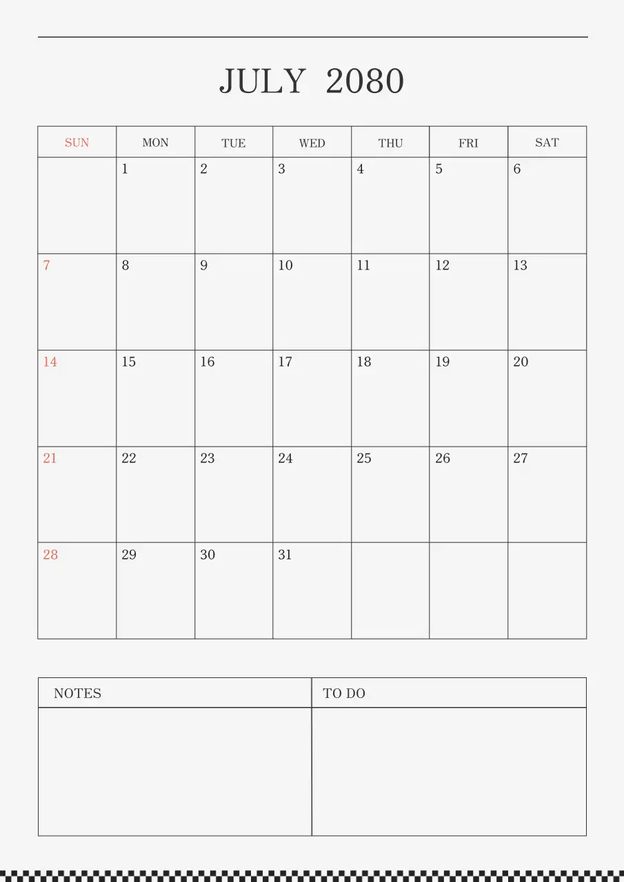 白 シンプル カレンダー 予定表 ポスター