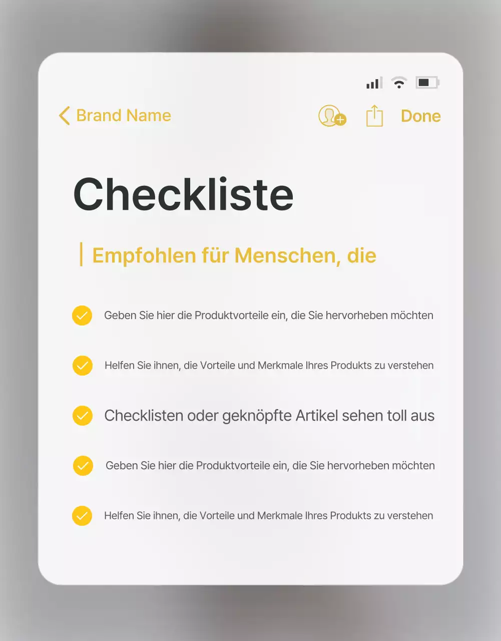 Werbekontrollstellen in einem trendigen Modezentrum in Grau und Hellblau