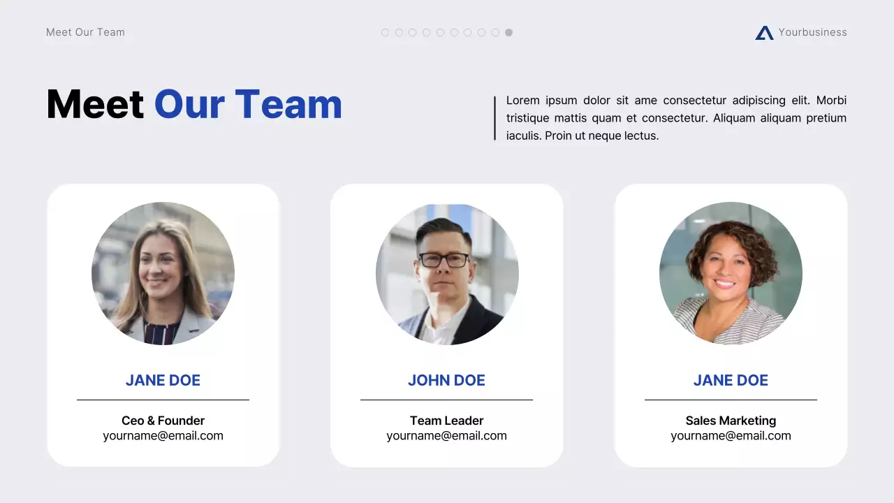 Blue Modern Project Presentation