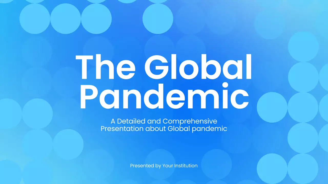 Blue Modern Pandemic Presentation