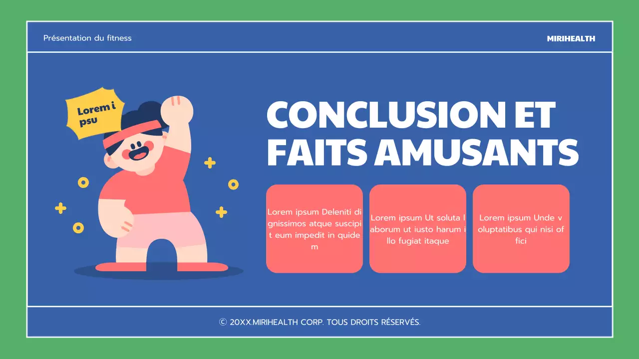 Les bienfaits de l'exercice en bleu et en vert Ressources pédagogiques