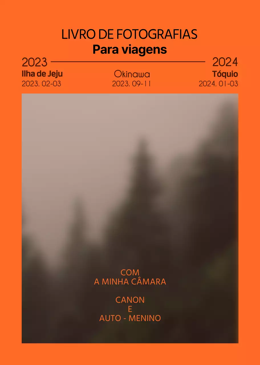 Um álbum de fotografias pessoal com um toque sentimental
