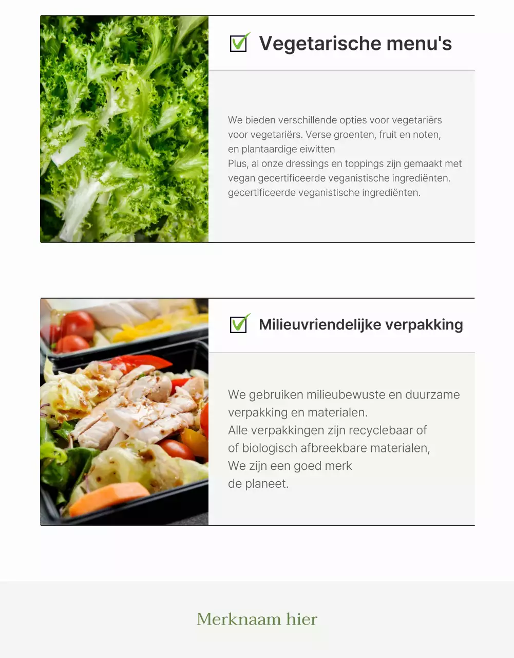 Promoot een eenvoudige salade van witte en lichte groene bonen