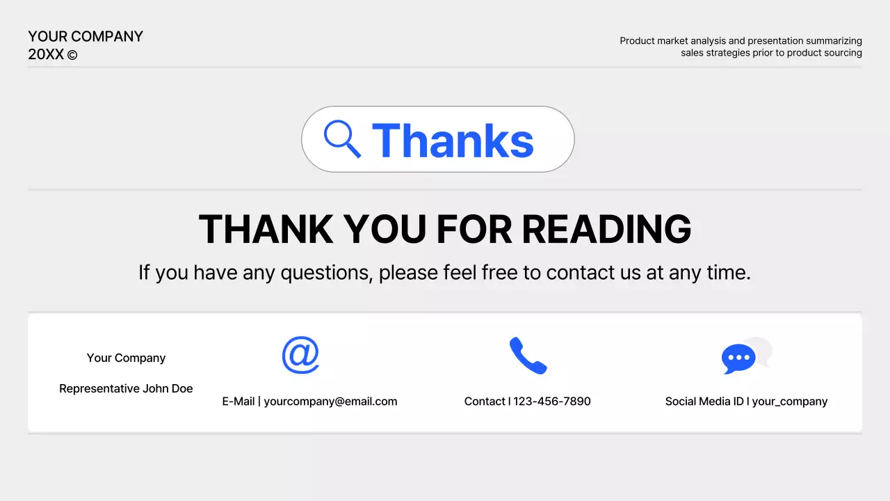 Blue Modern Product Plan Document Presentation