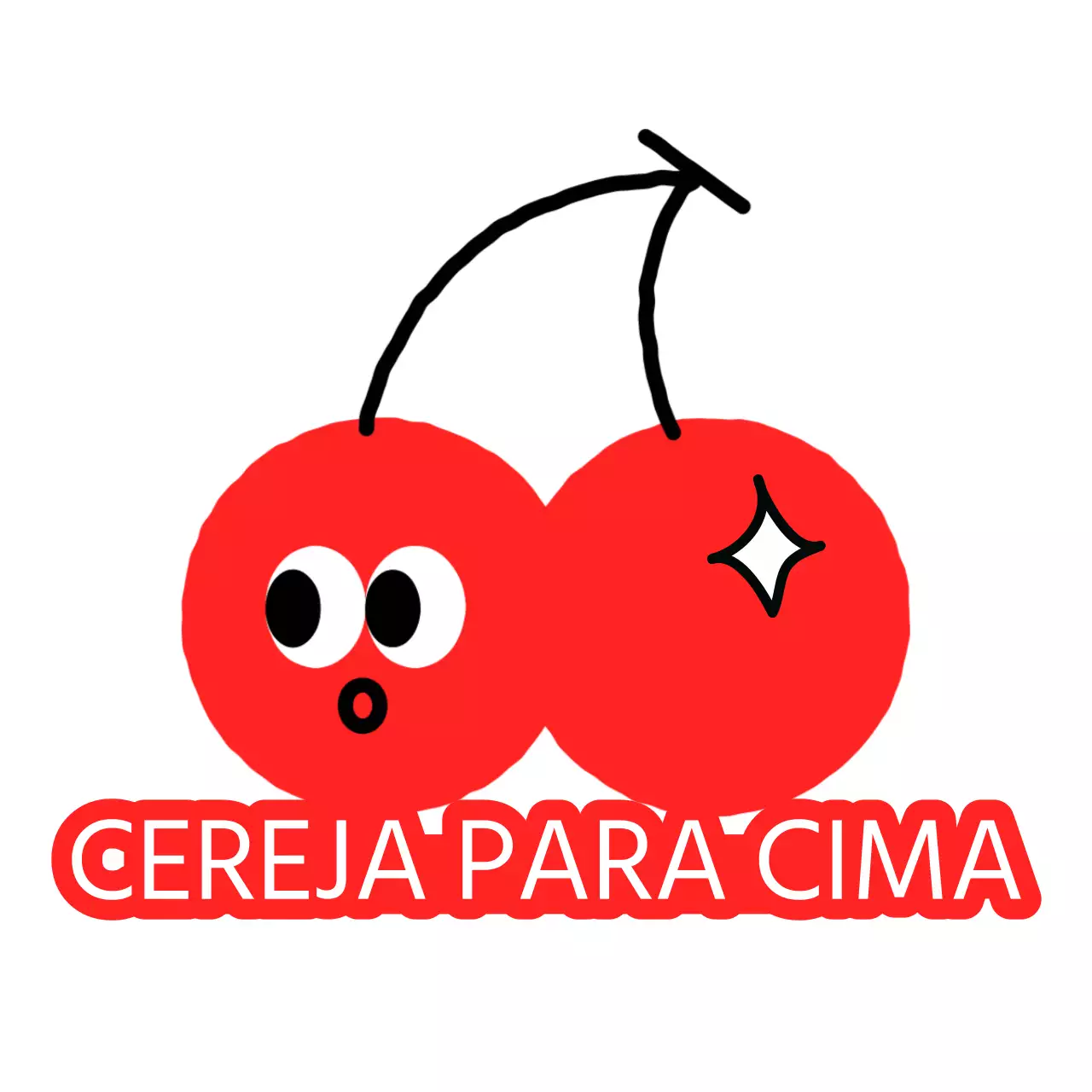 Design kitsch com personagens de fruta e frases divertidas