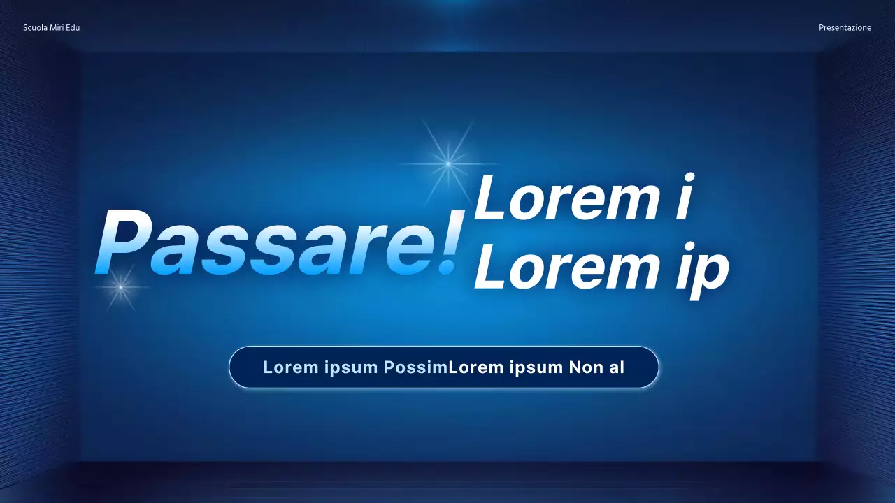 Promuovete una conferenza speciale con un semplice sfondo sfumato in blu navy.