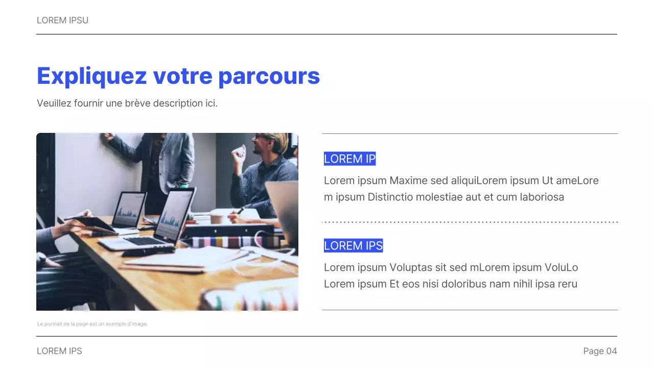 Rapport d'entreprise simple imprimable en gris et bleu