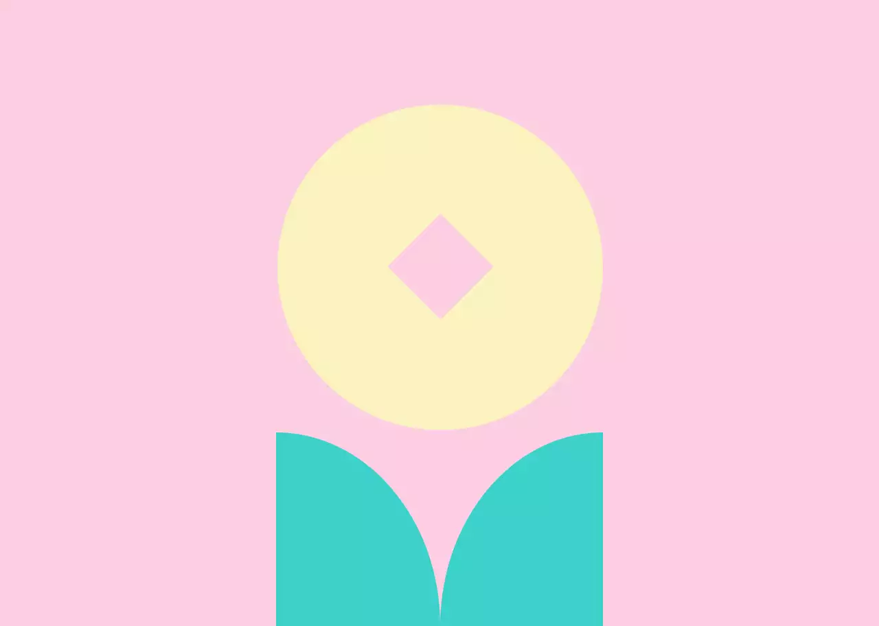 Warme und einladende Straßenbroschüre der Sozialstation mit Blumen